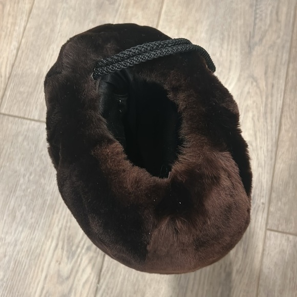 Vintage Dark Brown Hand Muff Warmer - Picture 3 of 4